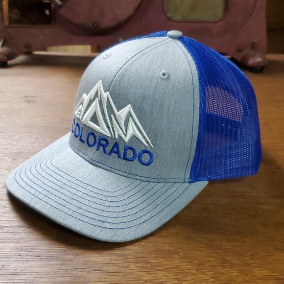 EMBROIDERED, COLORADO, RICHARDSON, TRUCKER CAP, AD - Picture 2 of 4